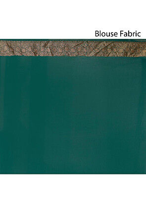 Woven Pure Georgette Silk Saree in Maroon