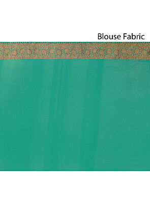 Woven Pure Georgette Silk Saree in Purple