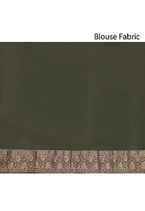 Woven Pure Georgette Silk Saree in Red