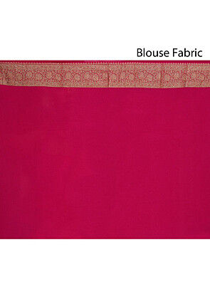 Woven Pure Georgette Silk Saree in Royal Blue