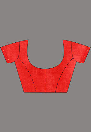 Woven Pure Matka Silk Saree in Red