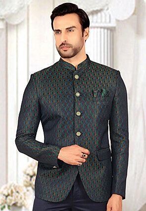 Indo western discount jodhpuri jacket