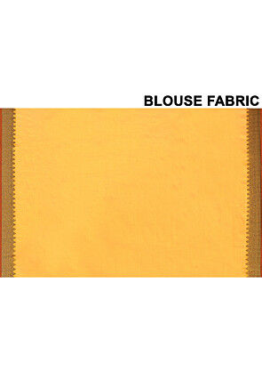 Woven Tissue Silk Saree in Rust