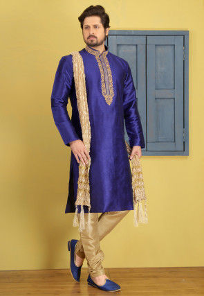 Woven Viscose Dupatta in Beige