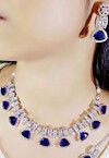 American Diamond Studded Necklace Set