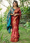 Banarasi Art Banarasi Silk Saree in Maroon