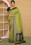 Banarasi Saree in Green
