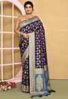 Banarasi Art Silk Saree in Purple