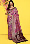 Banarasi Saree in Purple
