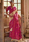 Banarasi Saree in Cream