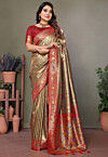 Banarasi Saree in Grey