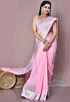 Banarasi Saree in Light Pink