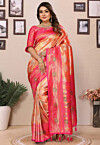 Banarasi Saree in Orange