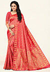 Banarasi Saree in Peach
