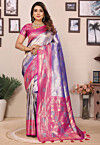 Banarasi Saree in Purple