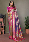 Banarasi Saree in Purple