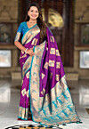 Banarasi Saree in Purple