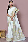 Banarasi Saree in White