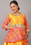 Maternity  Art Silk Tunic in Mustard