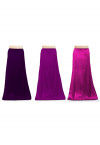 Combo of Solid Color Satin Petticoats in Purple and Pink