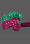 Ghatchola Art Silk Kids Turban in Magenta and Teal Green