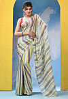 Handloom Pure Cotton Saree in Multicolor
