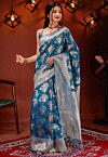 Kanchipuram Saree in Blue