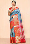 Kanchipuram Saree in Blue