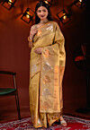 Kanchipuram Saree in Golden