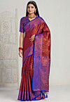 Kanchipuram Saree in Magenta