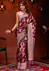 Kanchipuram Saree in Magenta