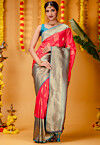 Kanchipuram Saree in Pink