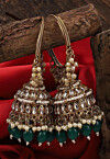 Kundan Jhumka Style Earrings