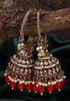Kundan Jhumka Style Earrings