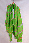 Leheriya Printed Crepe Dupatta in Light Green