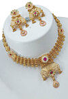 Mint Meenakari Necklace Set