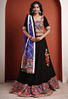Navratri Special Cotton Lehenga in Black