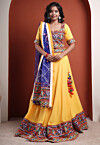 Navratri Special Cotton Lehenga in Yellow
