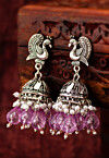 Oxidised Jhumka Style Earrings