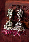 Oxidised Jhumka Style Earrings