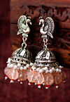 Oxidised Jhumka Style Earrings