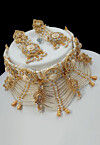 Pearl Choker Necklace Set