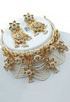 Pearl Choker Necklace Set