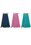 Plain Combo of Cotton Petticoats in Blue and Pink