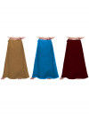 Plain Combo of Cotton Petticoats in Multicolor
