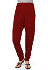 Plain Cotton Churidar in Maroon