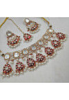 Polki Studded Choker Necklace Set