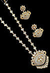 Polki Studded Necklace Set