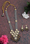Polki Studded Necklace Set