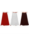 Combo Set Cotton Petticoat in Red, White and Brown